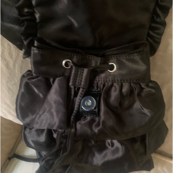 Sugar Thrillz Black Ruffles Backpack Shoulder Bag Purse NWT - Picture 5 of 13